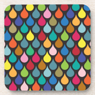 Posavasos Patrón de escala animal colorido de Guay