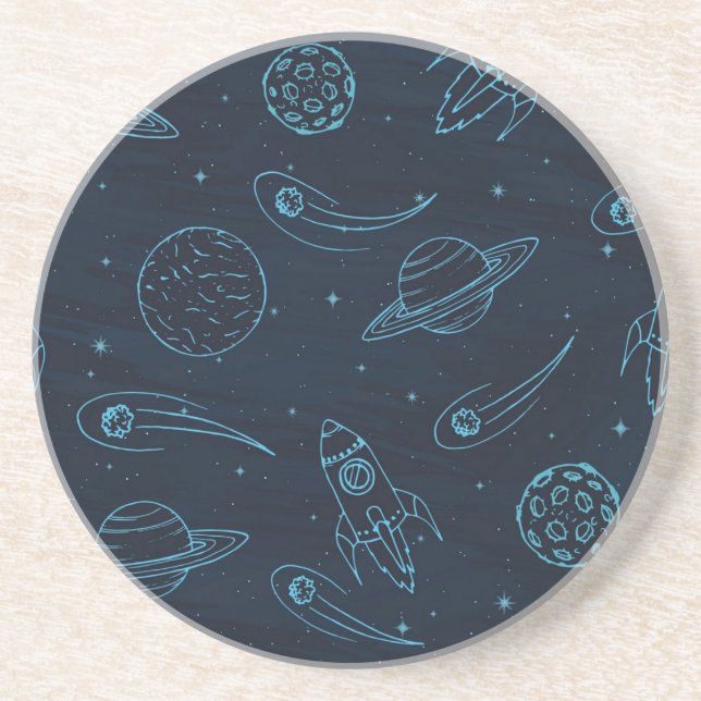 Posavasos Patrón de espacio (Frente)