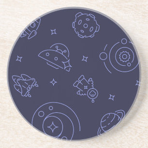 Posavasos Patrón de espacio