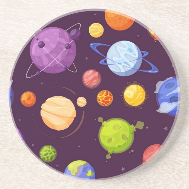 Posavasos Patrón de espacio (Frente)