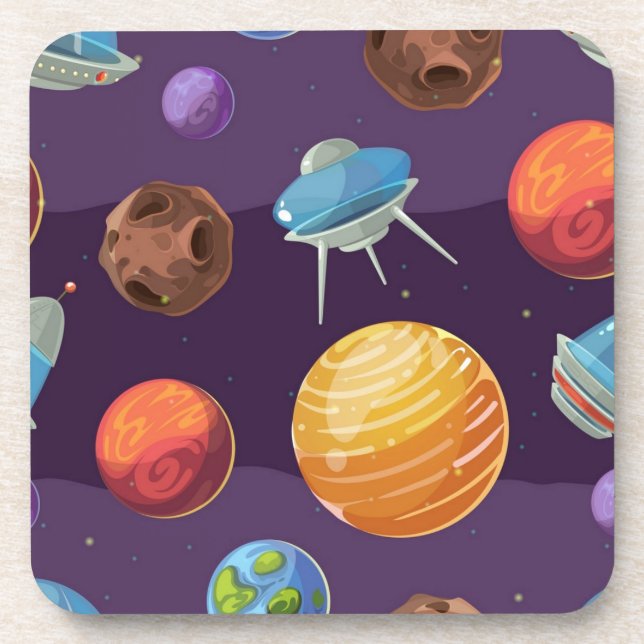 Posavasos Patrón de espacio (Frente)