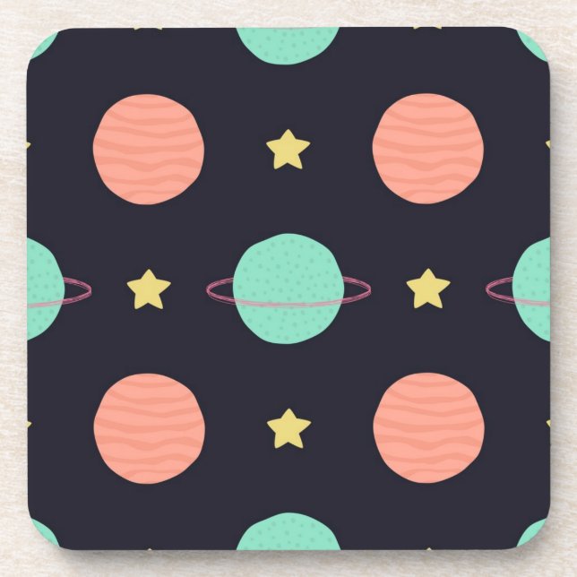 Posavasos Patrón de espacio (Frente)