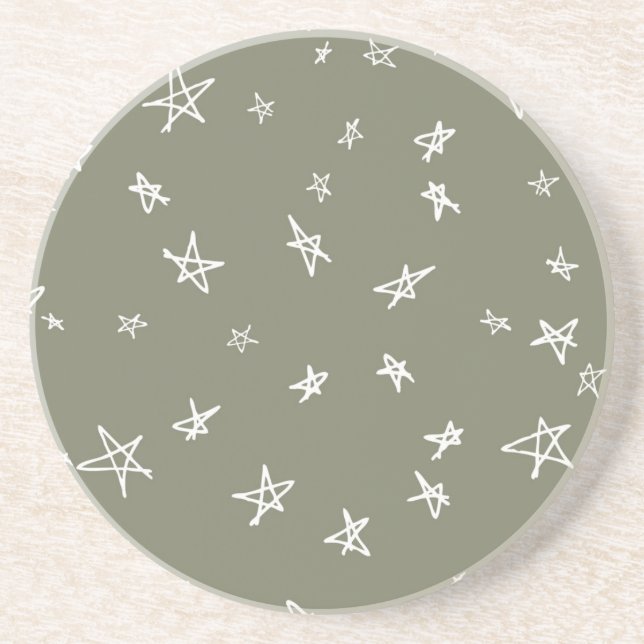 Posavasos Patrón de estrellas (Frente)
