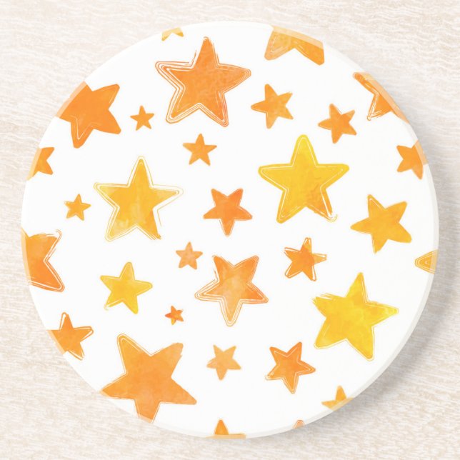 Posavasos Patrón de estrellas (Frente)