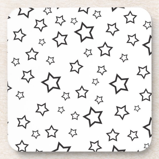 Posavasos Patrón de estrellas (Frente)