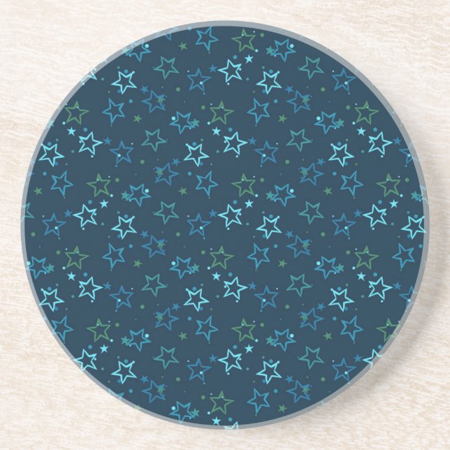 Posavasos Patrón de estrellas (Frente)