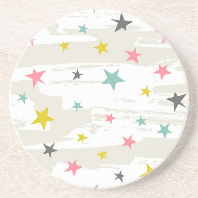 Posavasos Patrón de estrellas (Frente)