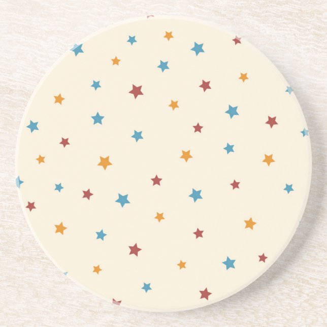 Posavasos Patrón de estrellas (Frente)