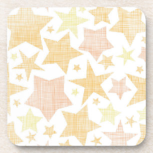 Posavasos patrón de estrellas