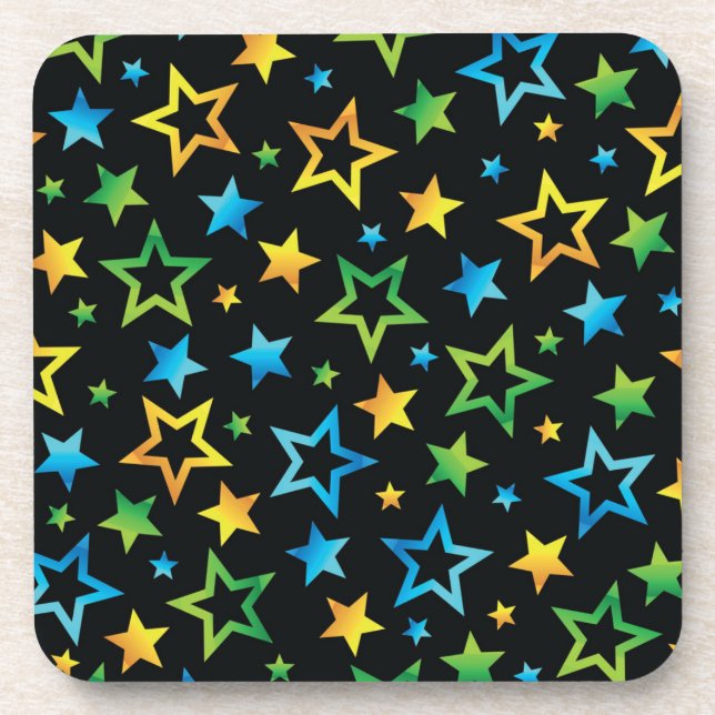 Posavasos Patrón de estrellas (Frente)