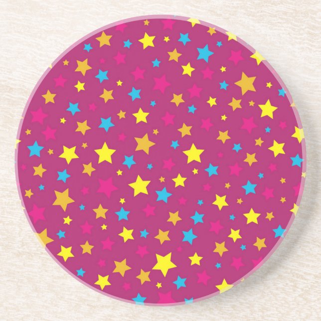 Posavasos Patrón de estrellas (Frente)
