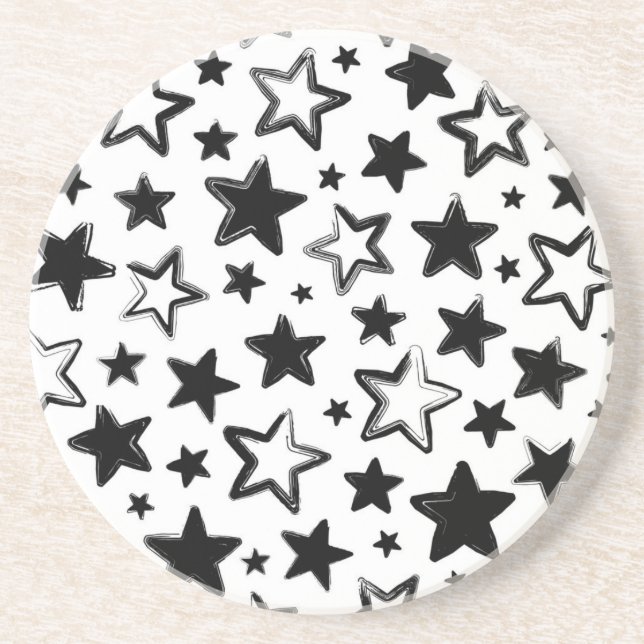 Posavasos Patrón de estrellas (Frente)