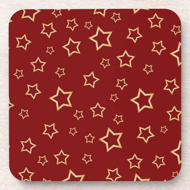 Posavasos Patrón de estrellas (Frente)