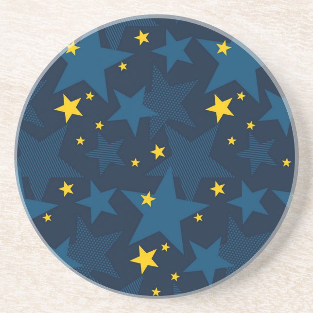Posavasos Patrón de estrellas (Frente)