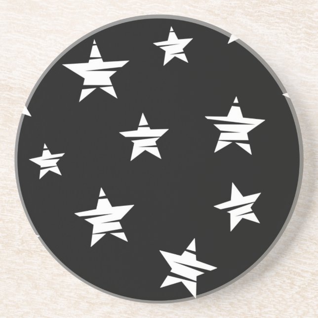 Posavasos Patrón de estrellas (Frente)