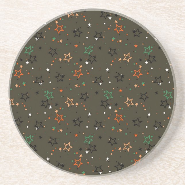 Posavasos Patrón de estrellas (Frente)