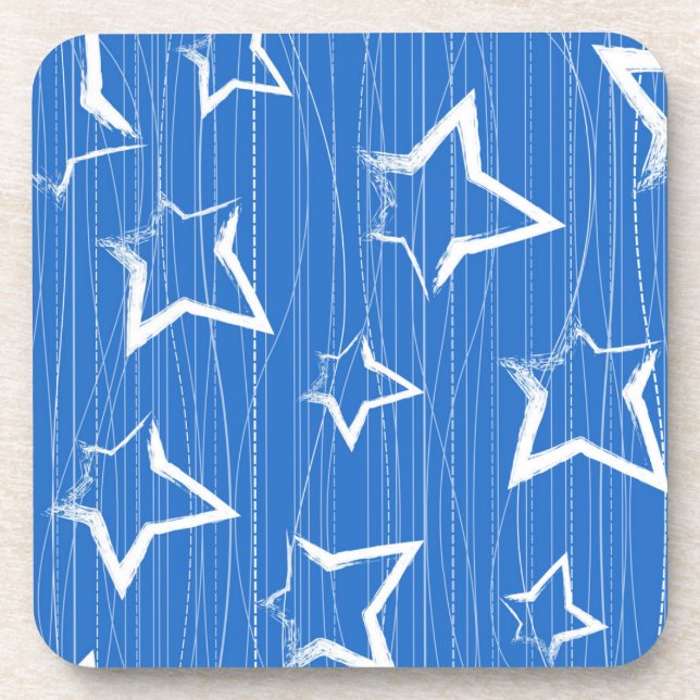 Posavasos Patrón de estrellas (Frente)