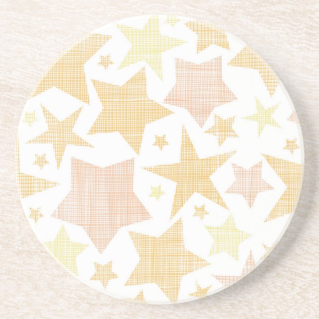 Posavasos Patrón de estrellas (Frente)