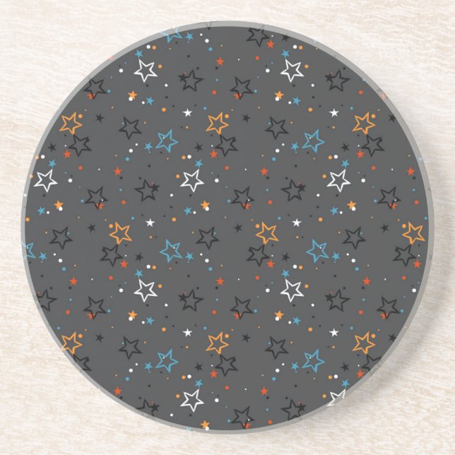 Posavasos Patrón de estrellas (Frente)