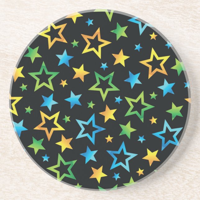 Posavasos Patrón de estrellas (Frente)