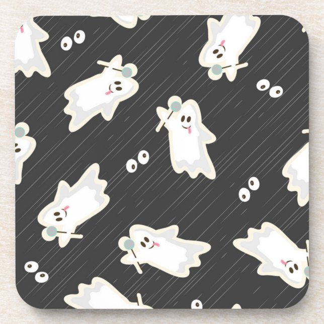 Posavasos Patrón de fantasmas (Frente)