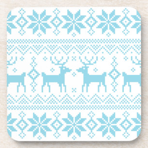 Posavasos Patrón de Feliz Navidad 1
