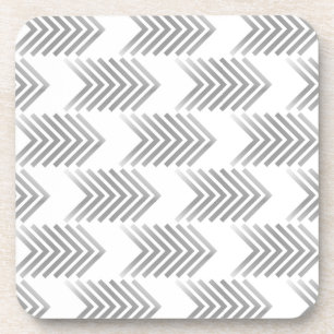 Posavasos Patrón de flecha tribal gris