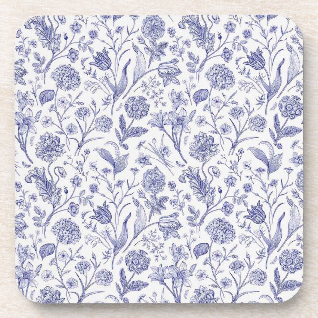 Posavasos Patrón de flor (Frente)