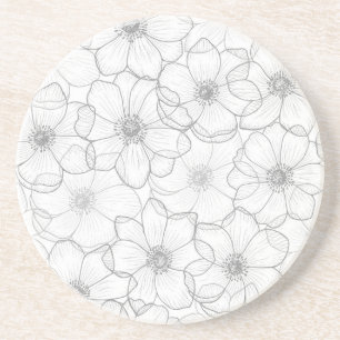 Posavasos Patrón de flor