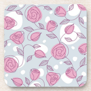 Posavasos Patrón de flor