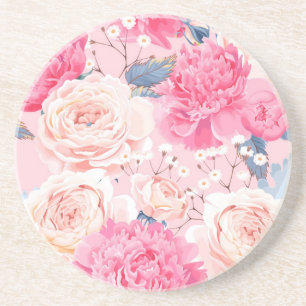 Posavasos Patrón de flor