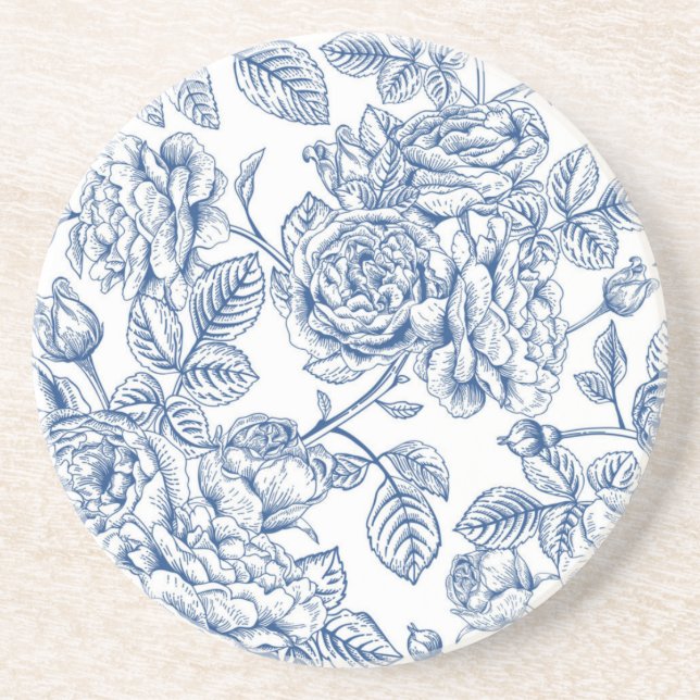Posavasos Patrón de flor (Frente)