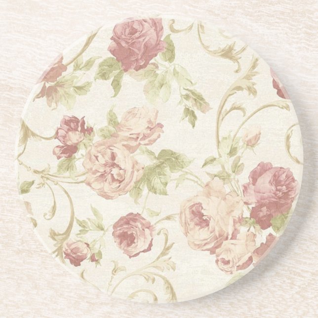 Posavasos Patrón de flor (Frente)