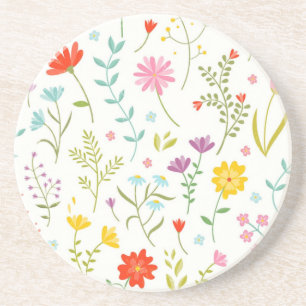Posavasos Patrón de flor