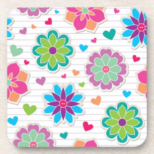 Posavasos Patrón de flor