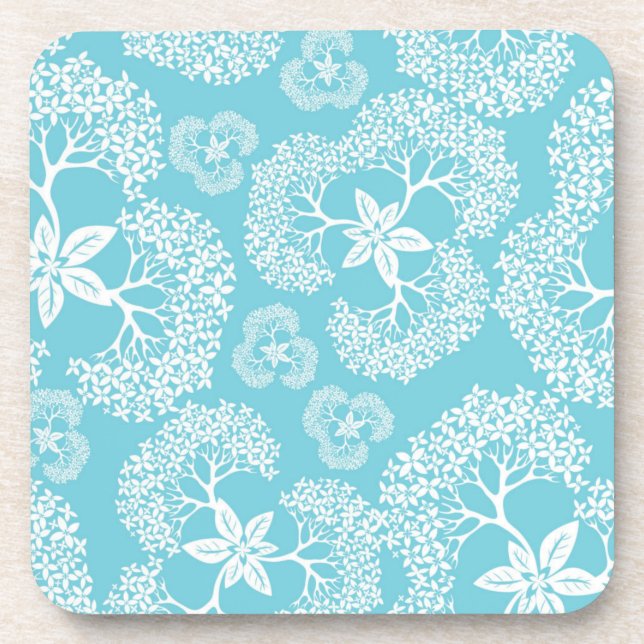 Posavasos Patrón de flor (Frente)