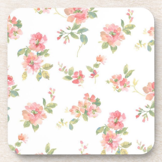 Posavasos Patrón de flor (Frente)