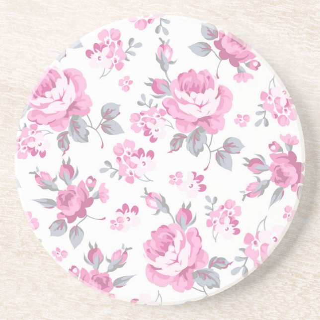 Posavasos Patrón de flor (Frente)