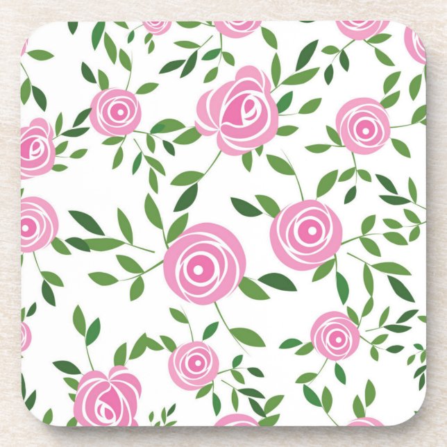 Posavasos Patrón de flor (Frente)