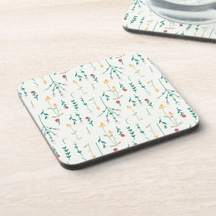 Posavasos Patrón de flor Primavera Plástico duro floral