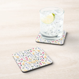 Posavasos Patrón de flor Primavera Plástico duro floral