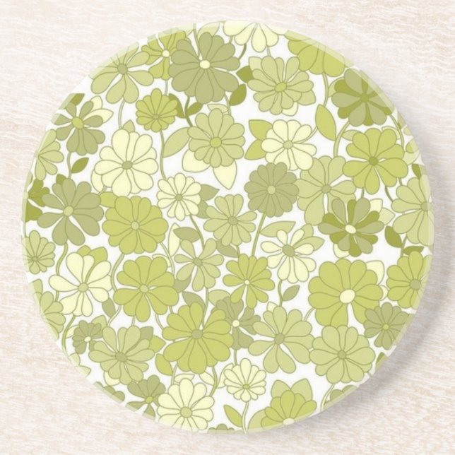 Posavasos Patrón de flores (Frente)
