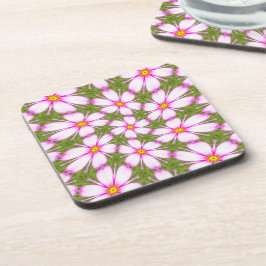 Posavasos Patrón de flores de cosmos