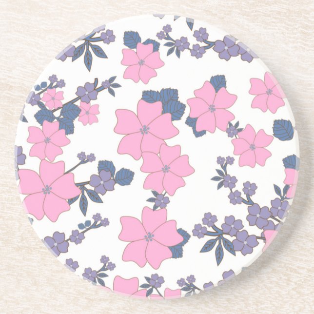 POSAVASOS PATRÓN DE FLORES PURPILOTO Y PURPLE (Frente)