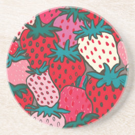 Posavasos Patrón de Fresa