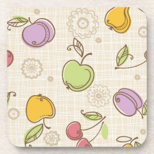 Posavasos Patrón de frutas