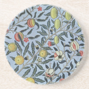 Posavasos Patrón de Frutas de Granada Antiguo de William Mor