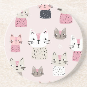 Posavasos Patrón de gato