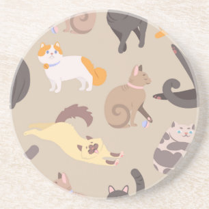 Posavasos Patrón de gato