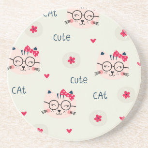 Posavasos Patrón de gato